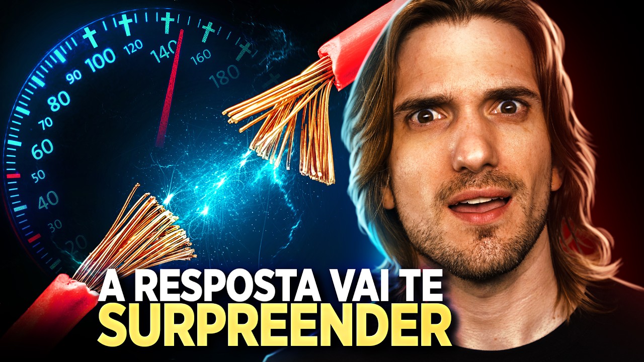 Qual é a VELOCIDADE da ELETRICIDADE?