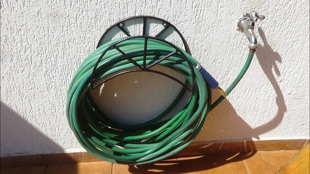 SUPORTE PARA ENROLAR MANGUEIRA FEITO COM VERGALHÃO 8MM