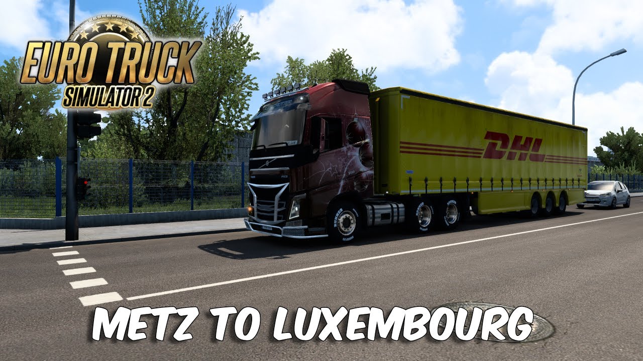 Metz to Luxembourg | Euro Truck Simulator 2 | ETS2 1.43 Mods | Volvo FH16 750 | Tobii Eye Tracker 5