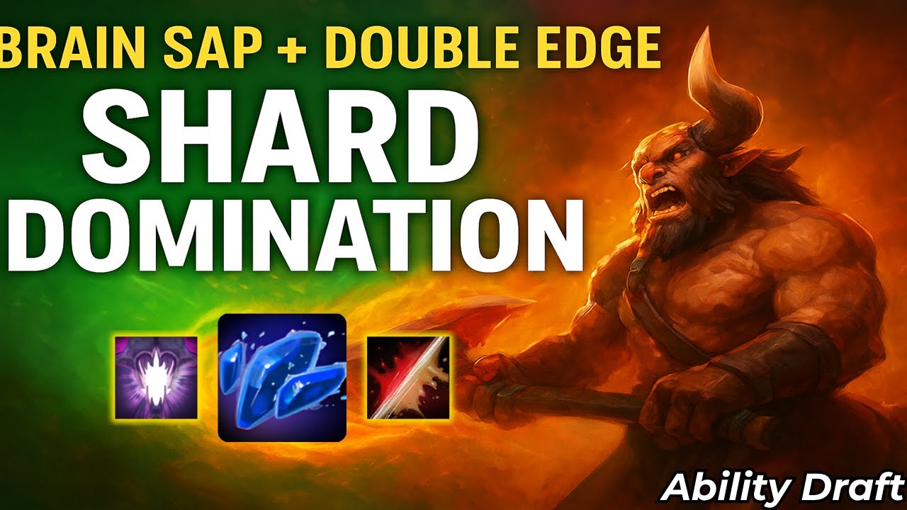 Brain Sap + Double Edge = Aghanim's Shard Domination | Ability Draft