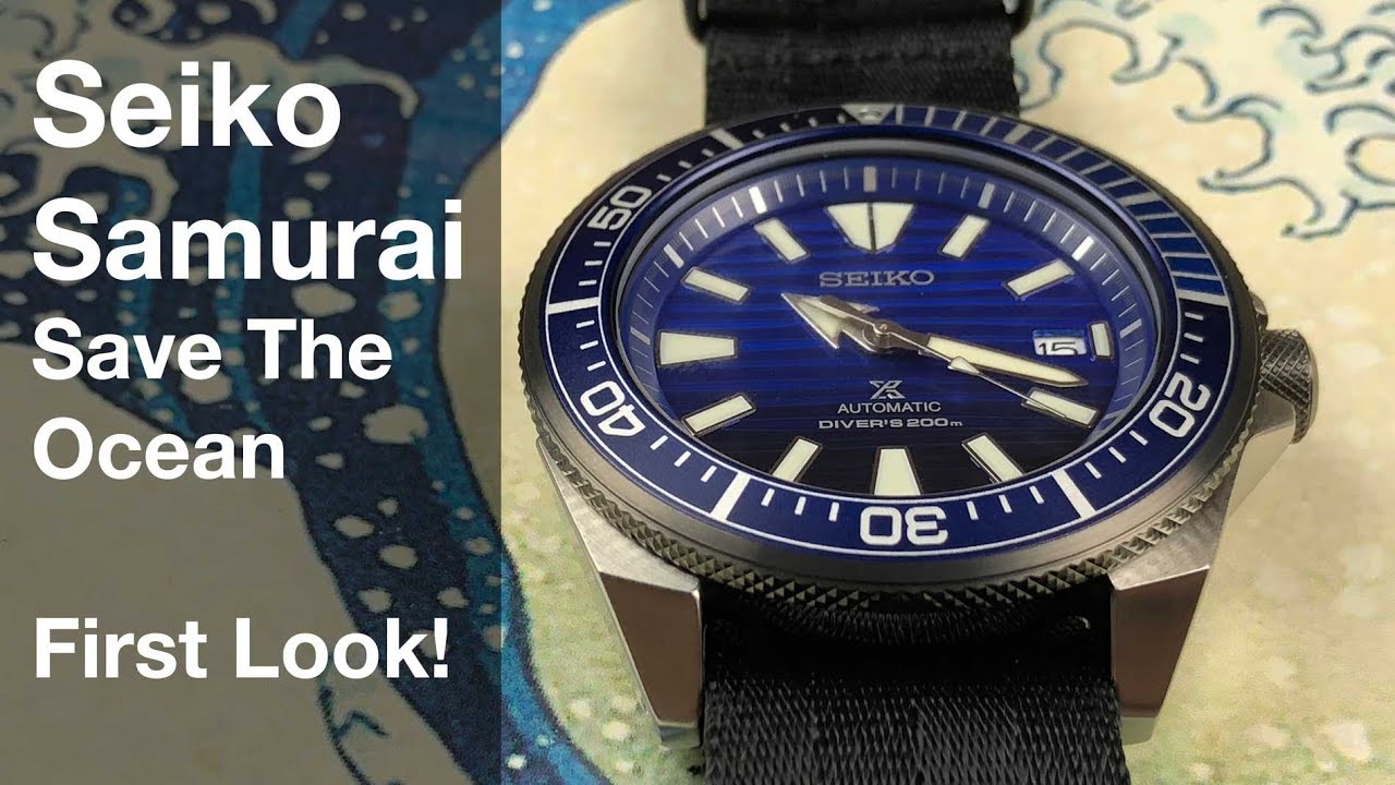 Seiko Save The Ocean Samurai | First Look