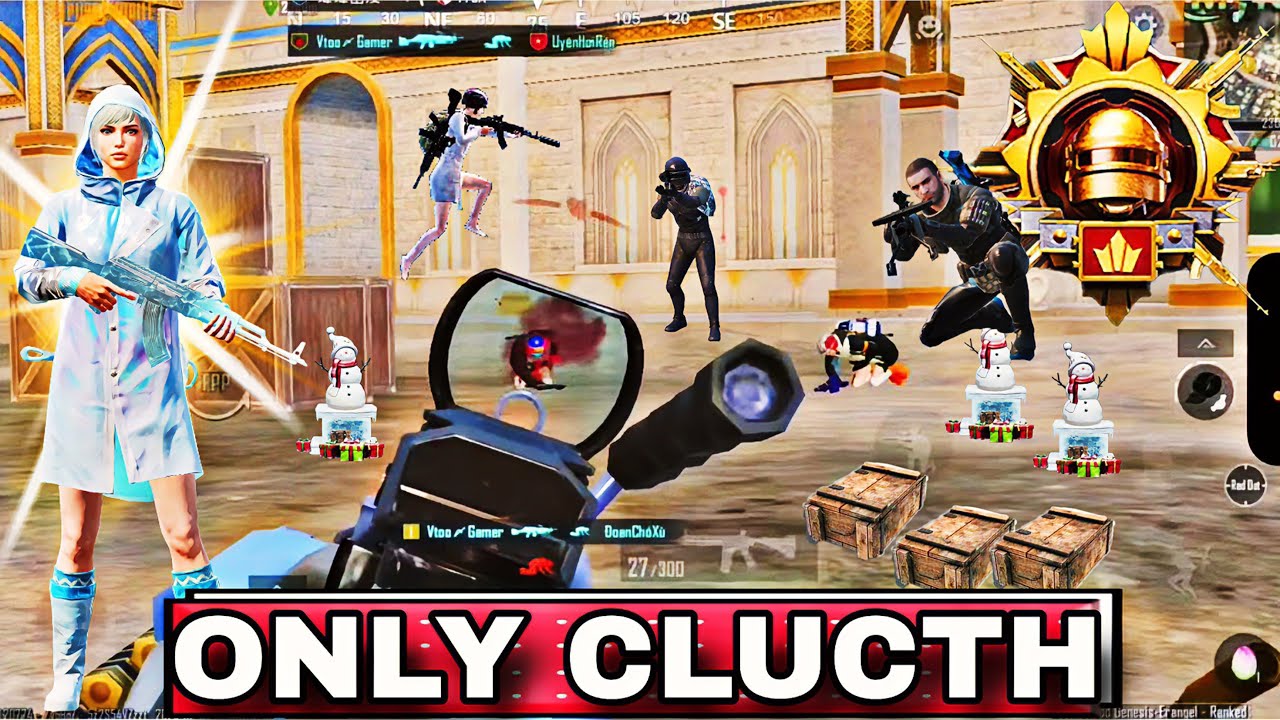 Squad wipe CLUCTH 💀PUBGmobaile 