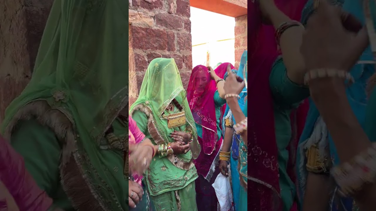 देको देको नी $$ मार पीवर गो परिवार मार लाड़ले पीवर में जीणी ऊड रे गुलाब 🌹 ##
