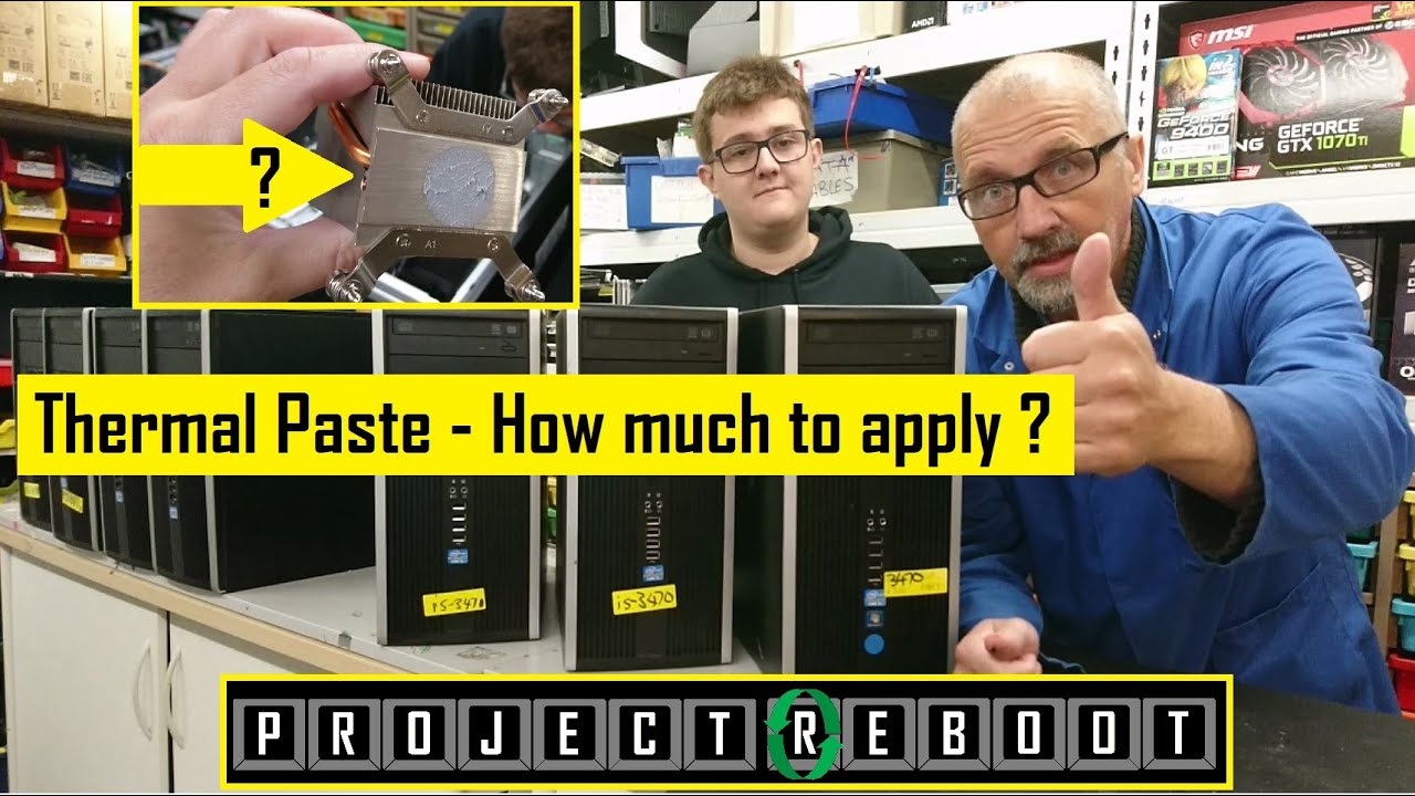 Thermal Paste: How much to apply ? We did not expect this result !