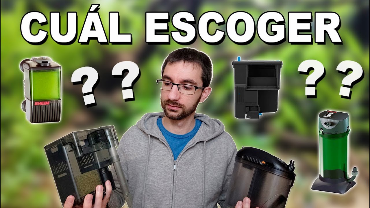 Los 6 MEJORES FILTROS para ACUARIOS PEQUEÑOS de 30 a 50 litros