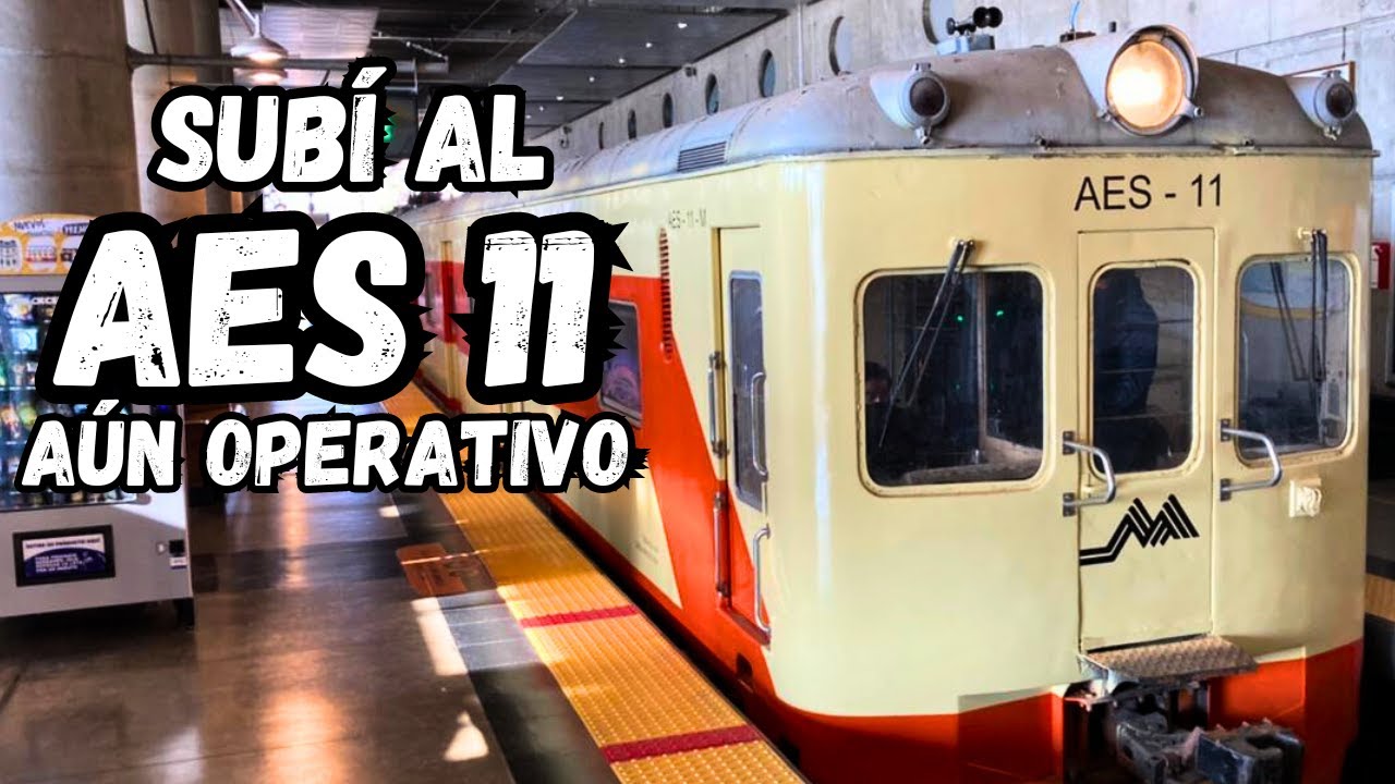 TREN AES 11  Así es el último AUTOMOTOR operativo de CHILE