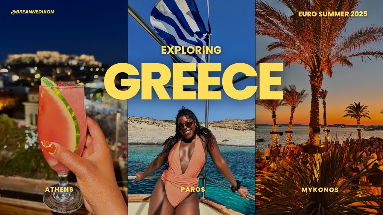 GREECE TRAVEL VLOG | ATHENS + PAROS + MYKONOS | 30TH BIRTHDAY 🇬🇷