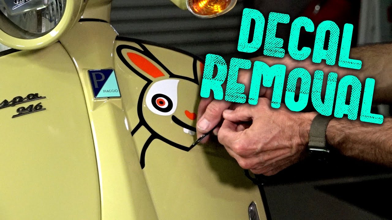 How To Remove Decals & Stickers from your Vespa