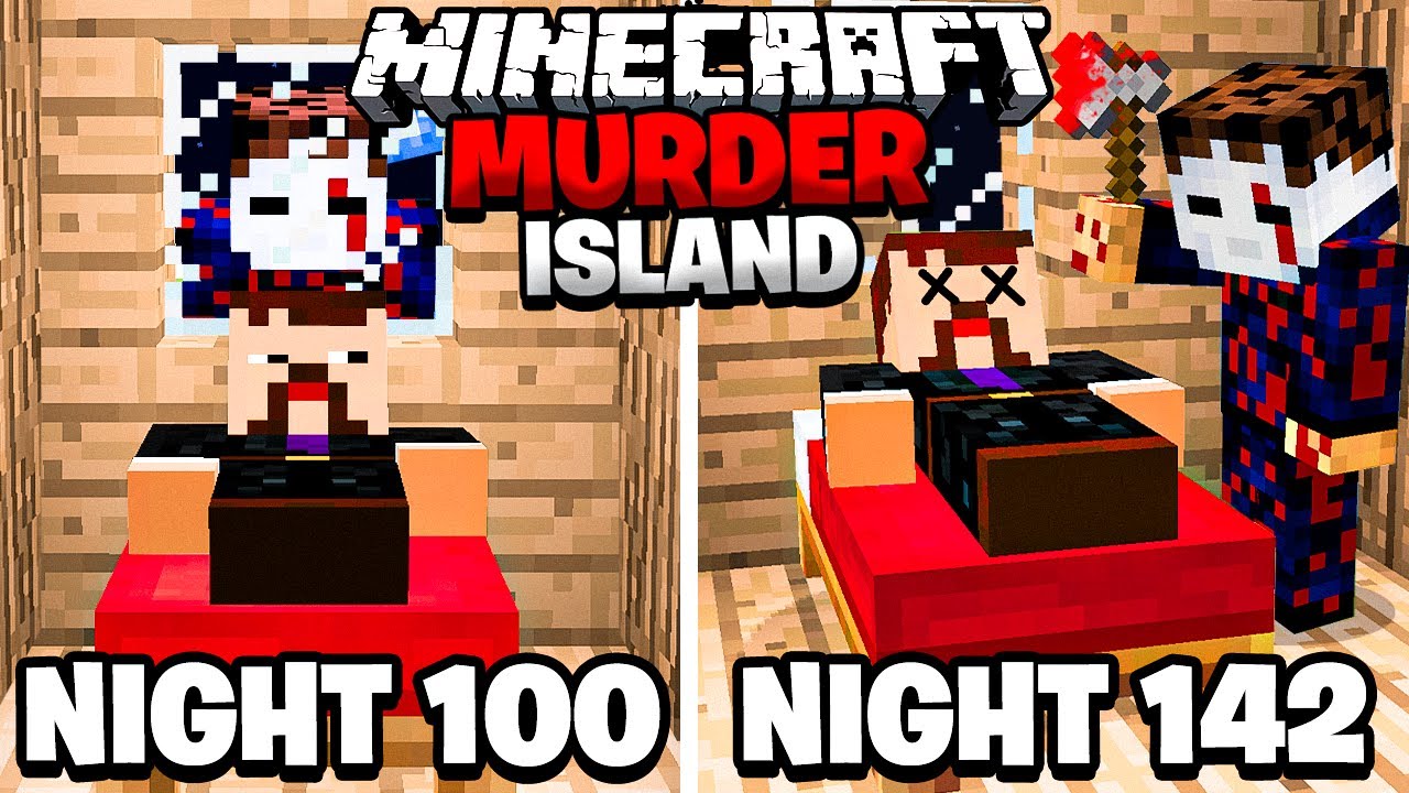 Выжить 142 ночи на острове убийств в Minecraft. Часть 2
