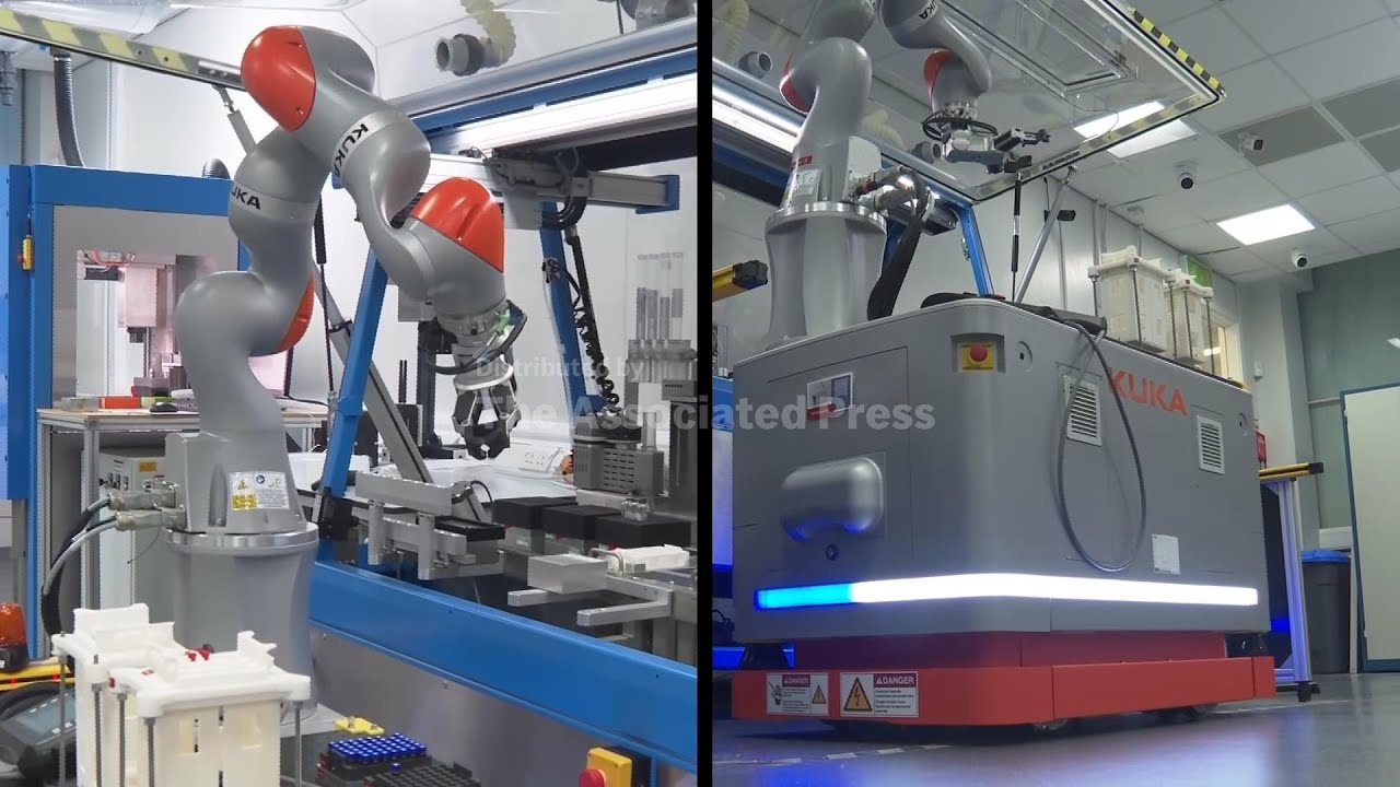The robot chemists helping scientists in a university chemistry lab