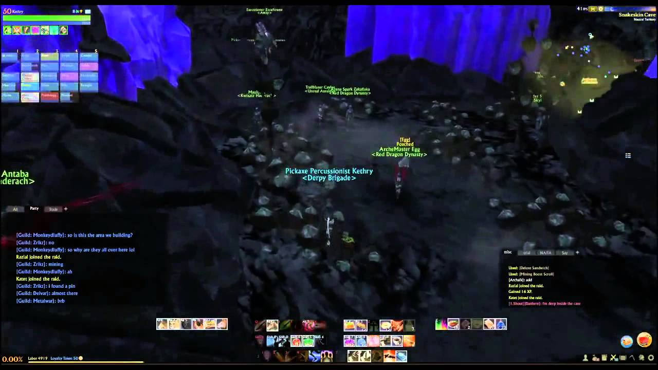 ArcheAge -Aurorian Launch Lag in the  Exeloch Caves