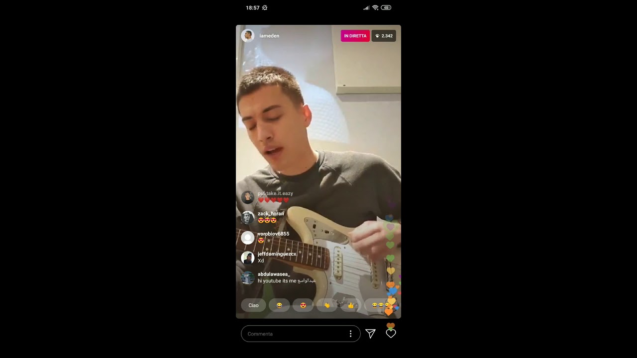 EDEN - projector (instagram live 08/11/2019)