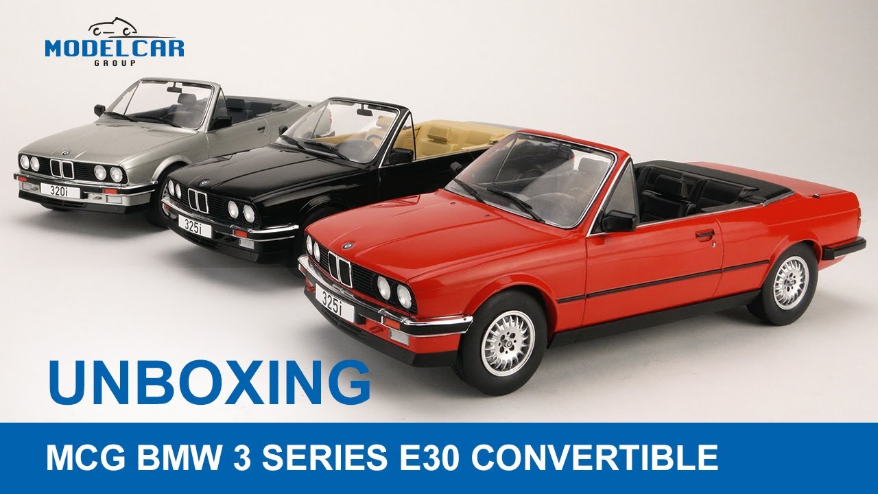 Unboxing 1:18 BMW 3-Series E30 Convertible von ModelCarGroup