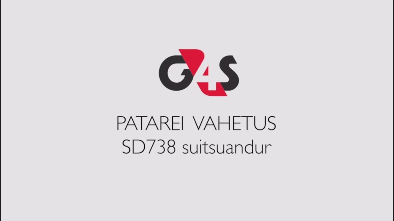 Suitsuandur SD738 patarei vahetus