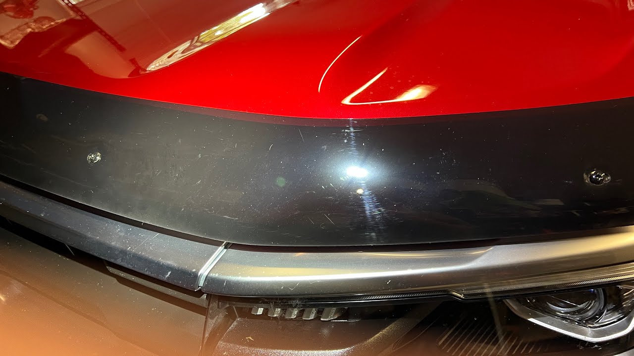 VW NF Amarok OCAM Bonnet Protector - fitting