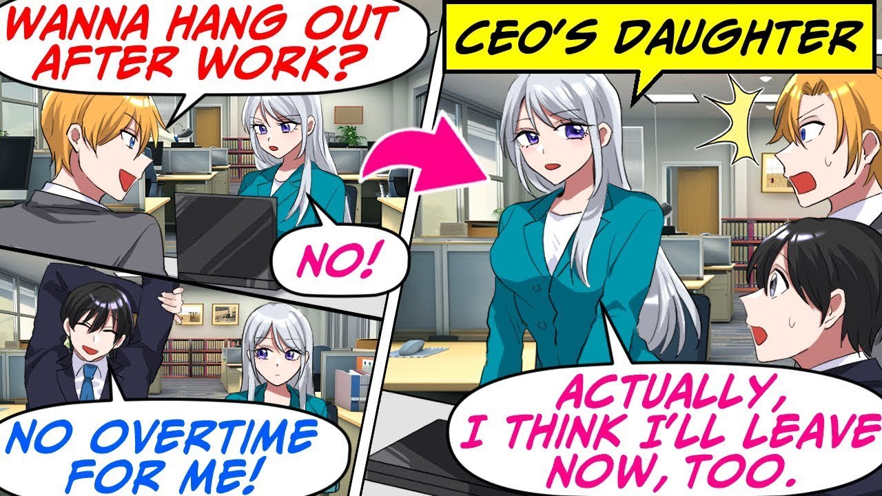 She Said No to Him at the Office… Then Asked Me to Stay Late With Her [RomCom Manga Dub]