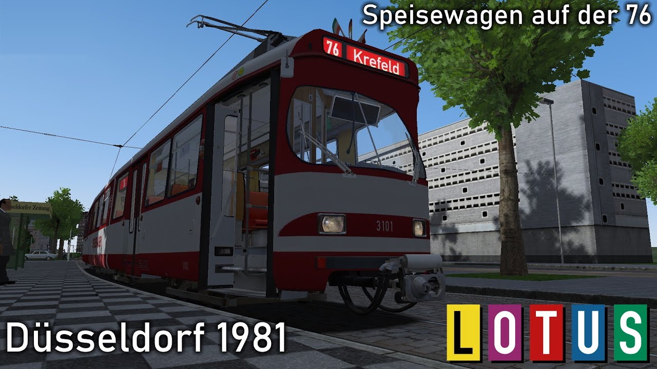 Mit dem Speisewagen auf der 76 nach Lörick | Let's Play LOTUS Düsseldorf 1981 #02