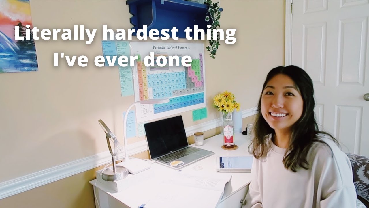 A week in my life studying for the MCAT