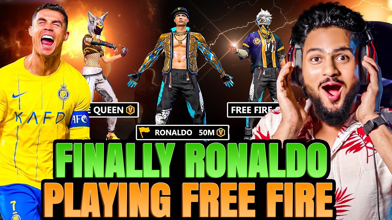 Finally Rolando Vs 2 Big V Badge Youtuber😱 Ronaldo Make New History in Free Fire😳