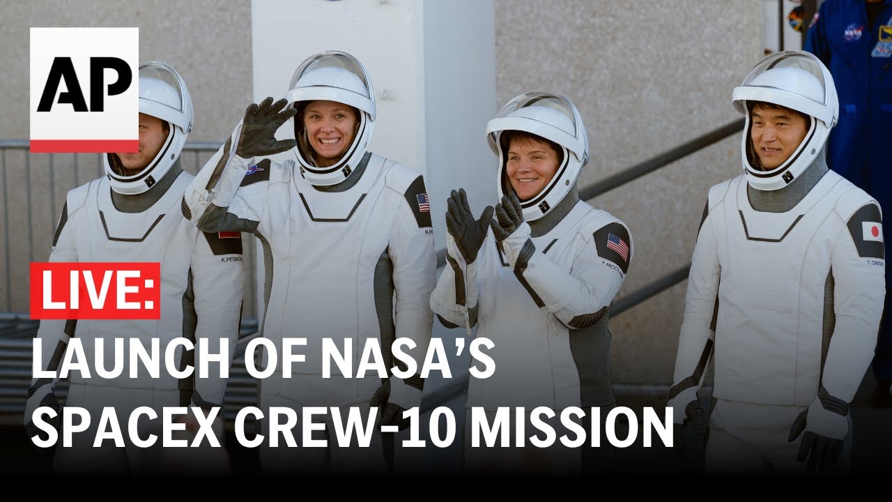 LIVE: Launch of NASA&rsquo;s SpaceX Crew-10 mission