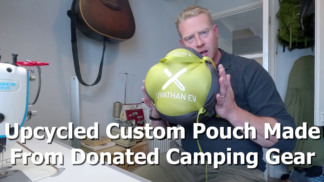 Upcycling old camping gear! Custom Down Rehydration Pouch