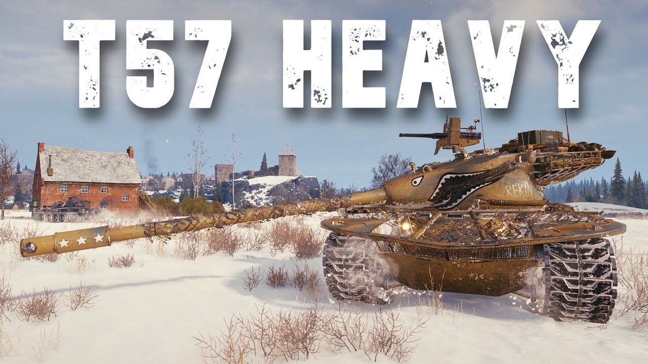 World of Tanks T57 Heavy Tank - 8 Kills 12K Damage