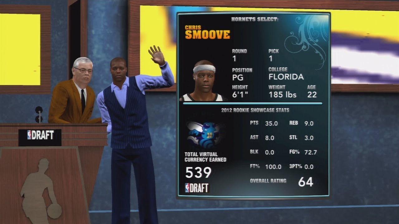 NBA 2K13 My Career - Chris Smoove #1 Draft Pick