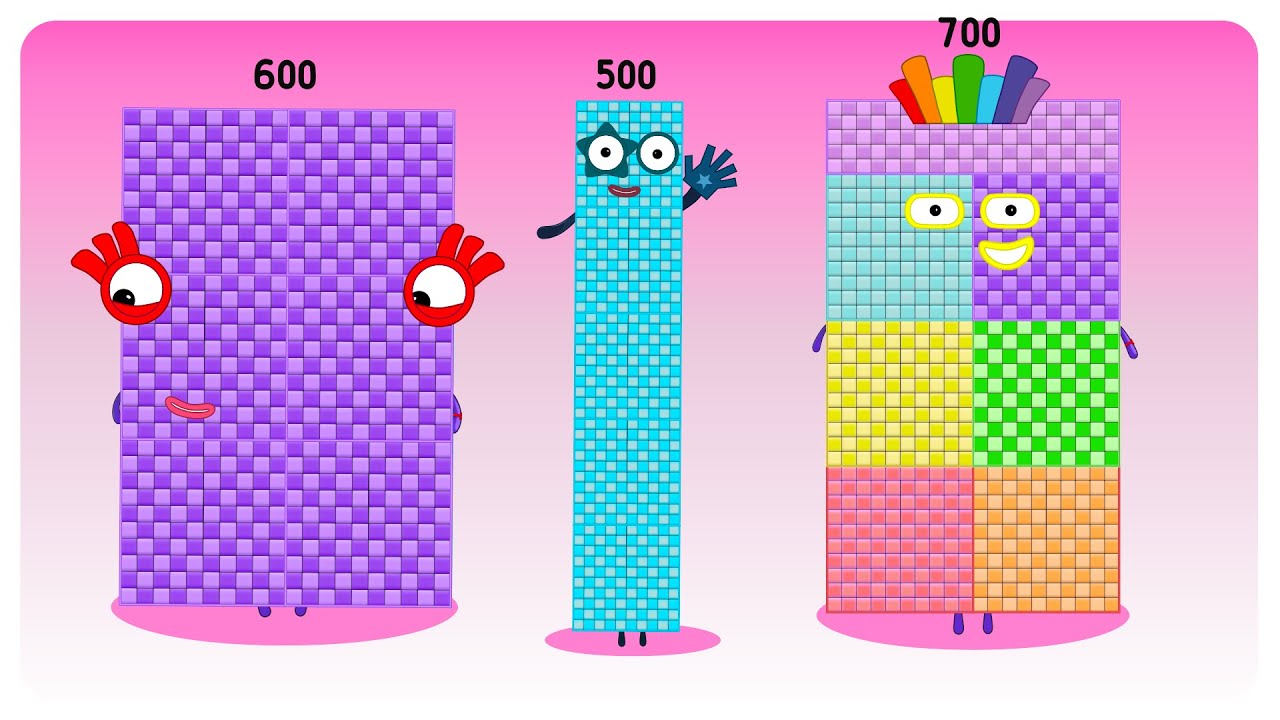 Sprunki OC Numberblocks 500, 600, 700 | Compilation Incredibox #sprunki #numberblocks #incredibox
