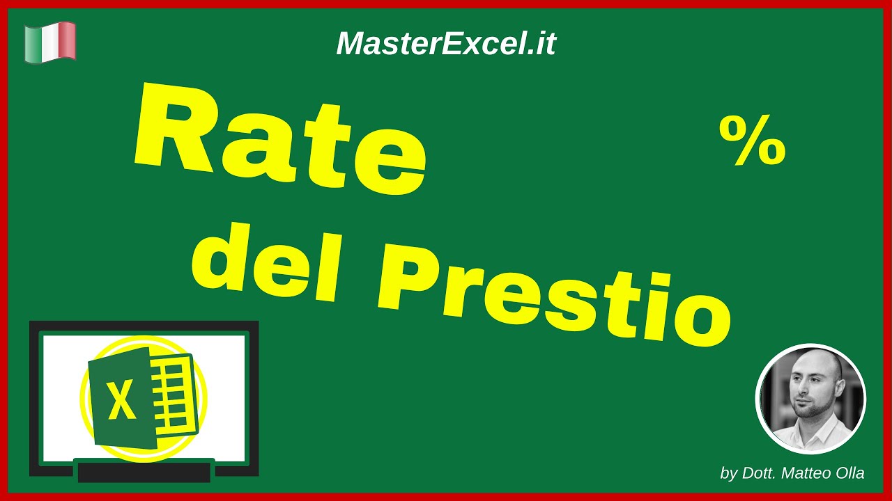 MasterExcel.it | Calcolo Rata Mutuo con Excel: Come Calcolare le Rate del Prestito