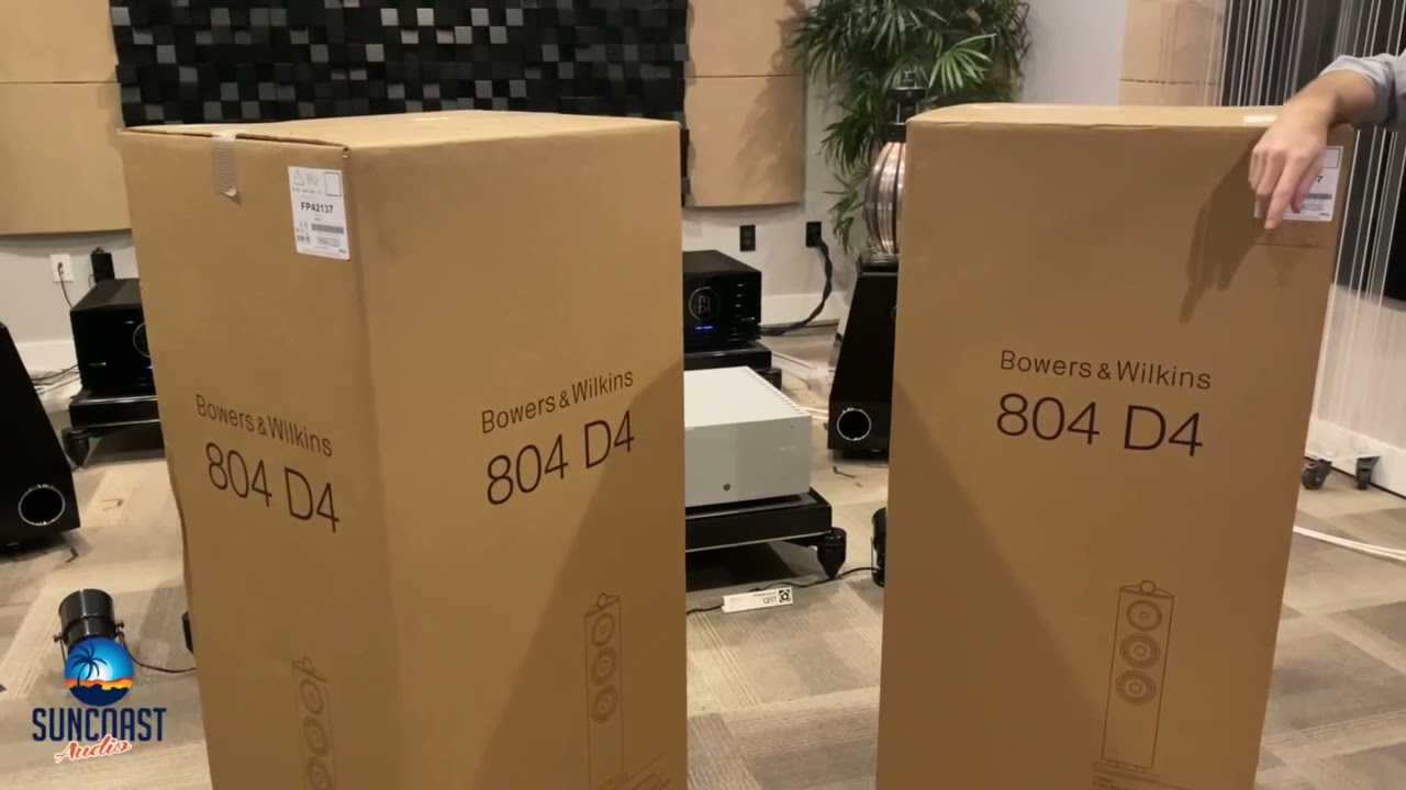 B&W 804D4 Unboxing