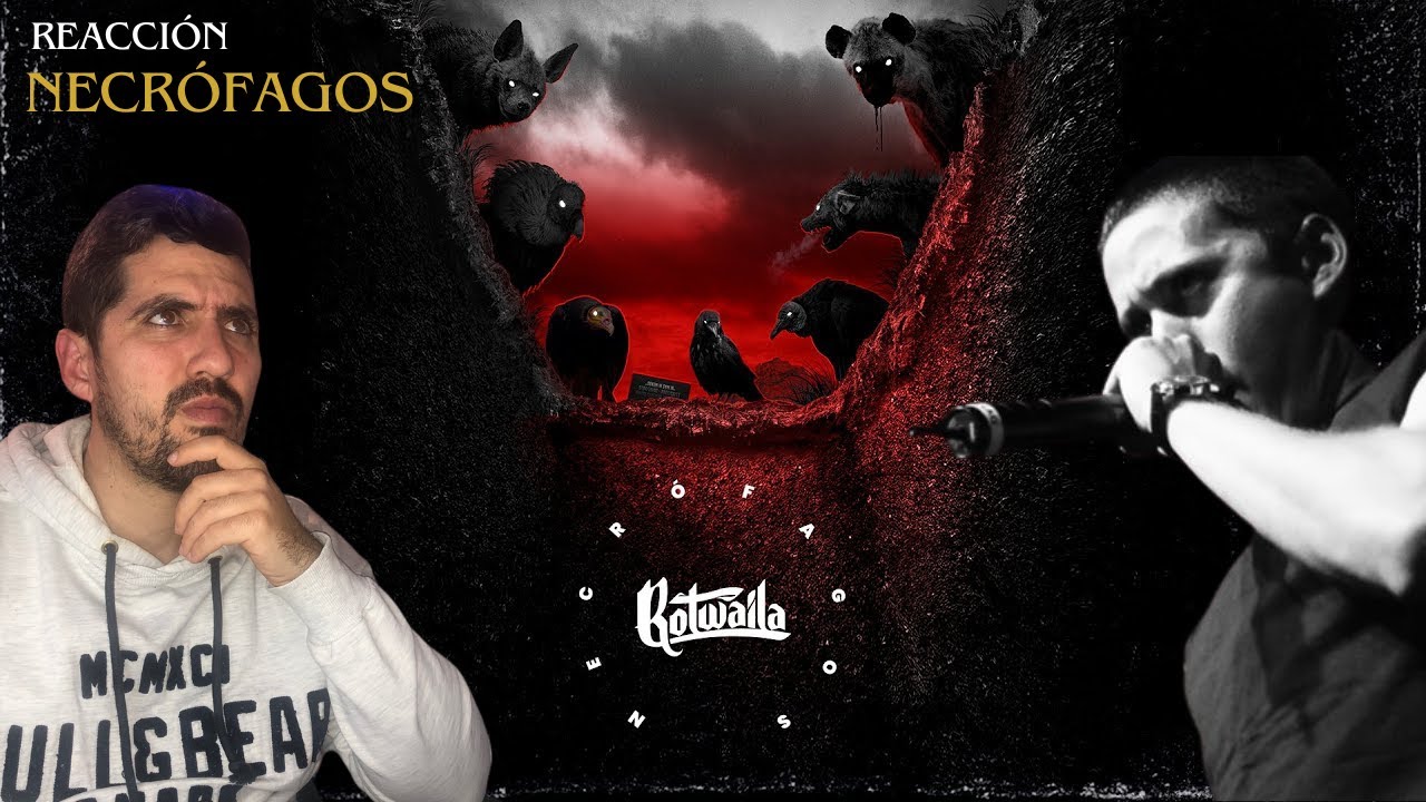 REACCIONANDO A NECRÓFAGOS | ROTWAILA | PARA CANSERBERO | TEMA OSCURO | #canserbero #uppbeat