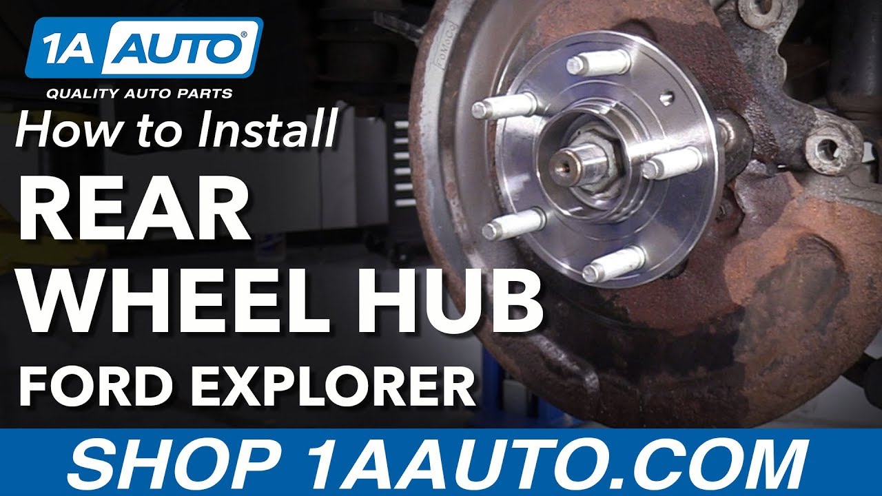 How to Install Rear Wheel Bearing Hub 11-17 Ford Explorer