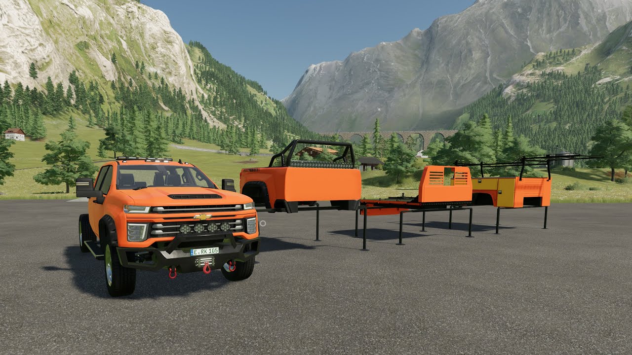 FS22 Chevrolet Silverado 3500 Farming Simulator 22 Mods