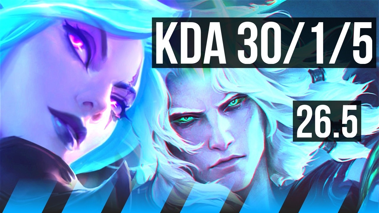 KATARINA vs VIEGO (MID) | Good KDA: 30/1/5 | KR Master | 26.5