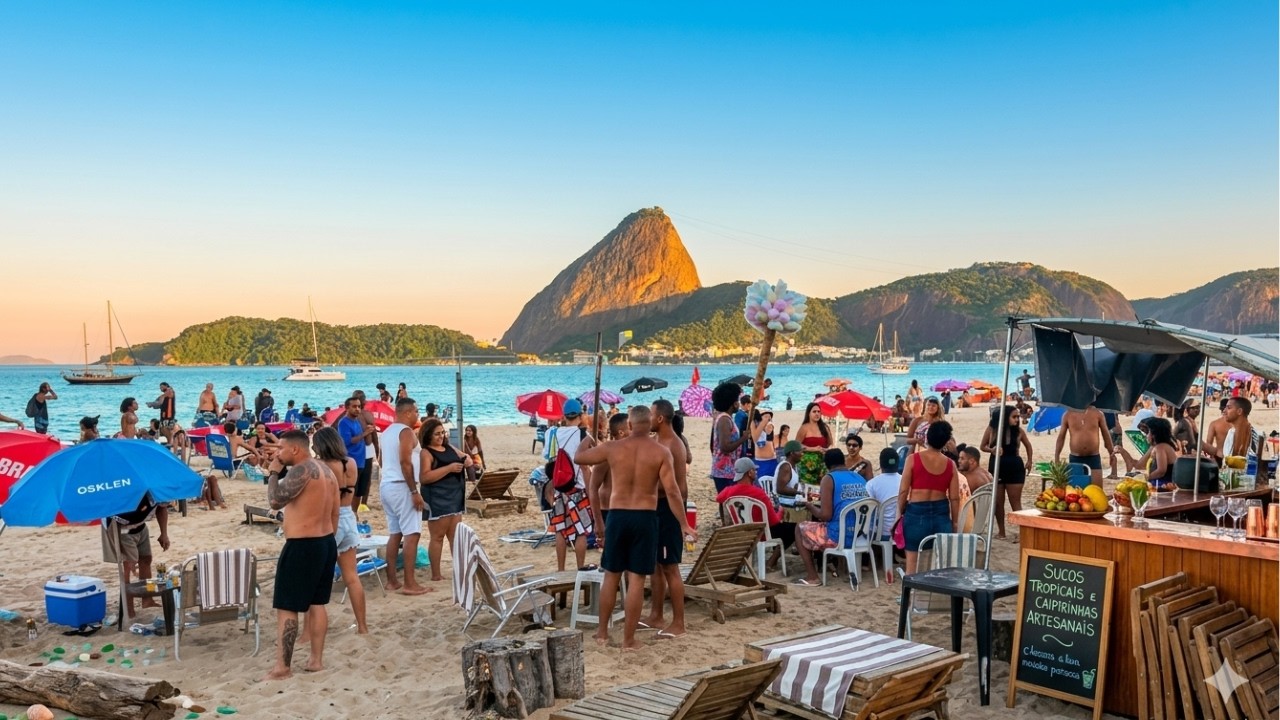 SUNNY SUNDAY WALKING THE STREETS OF RIO DE JANEIRO, BRAZIL【4K】SUMMER 2026☀️🇧🇷