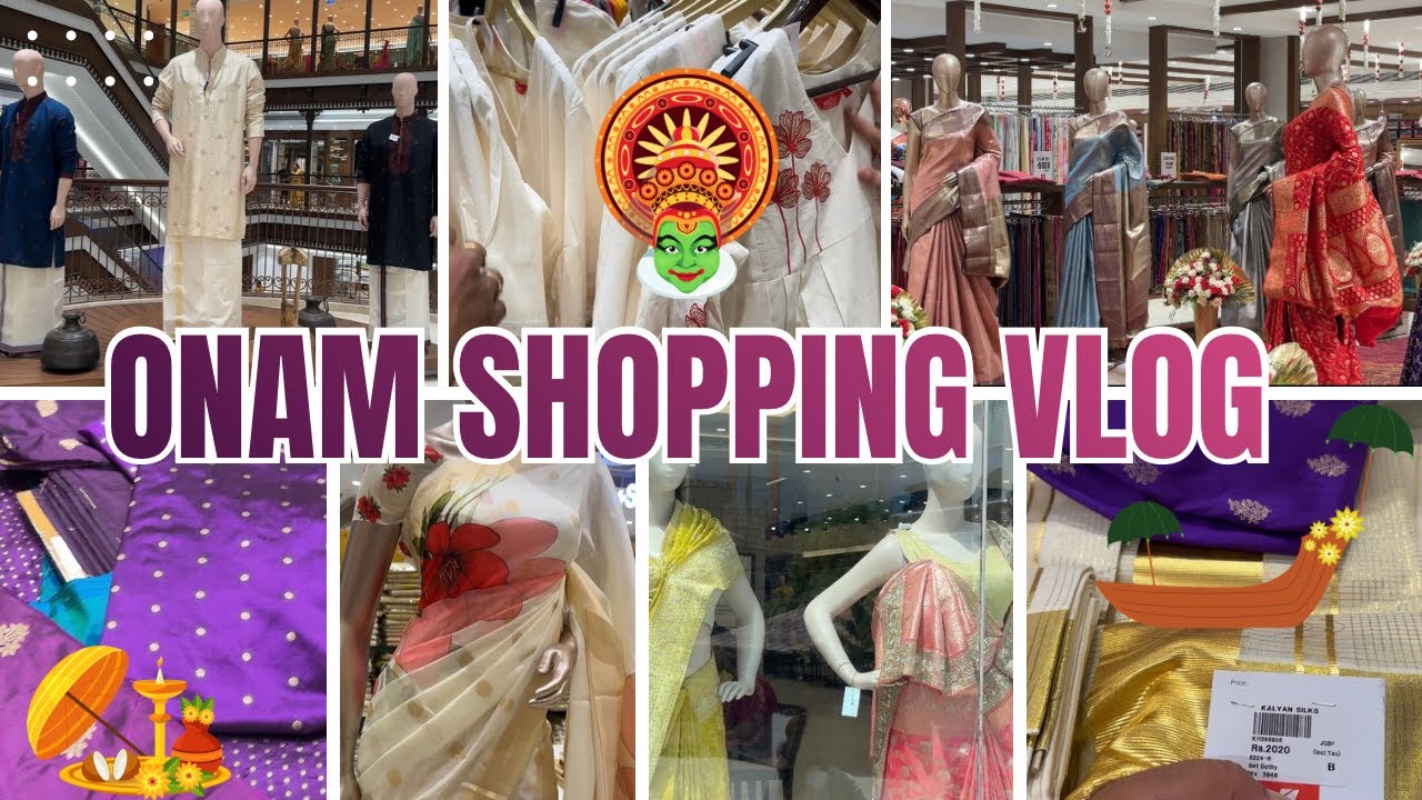 Getting ready for college Onam🌸 | Shopping series | Jayalakshmi | Kalyan Silks | Pothys 