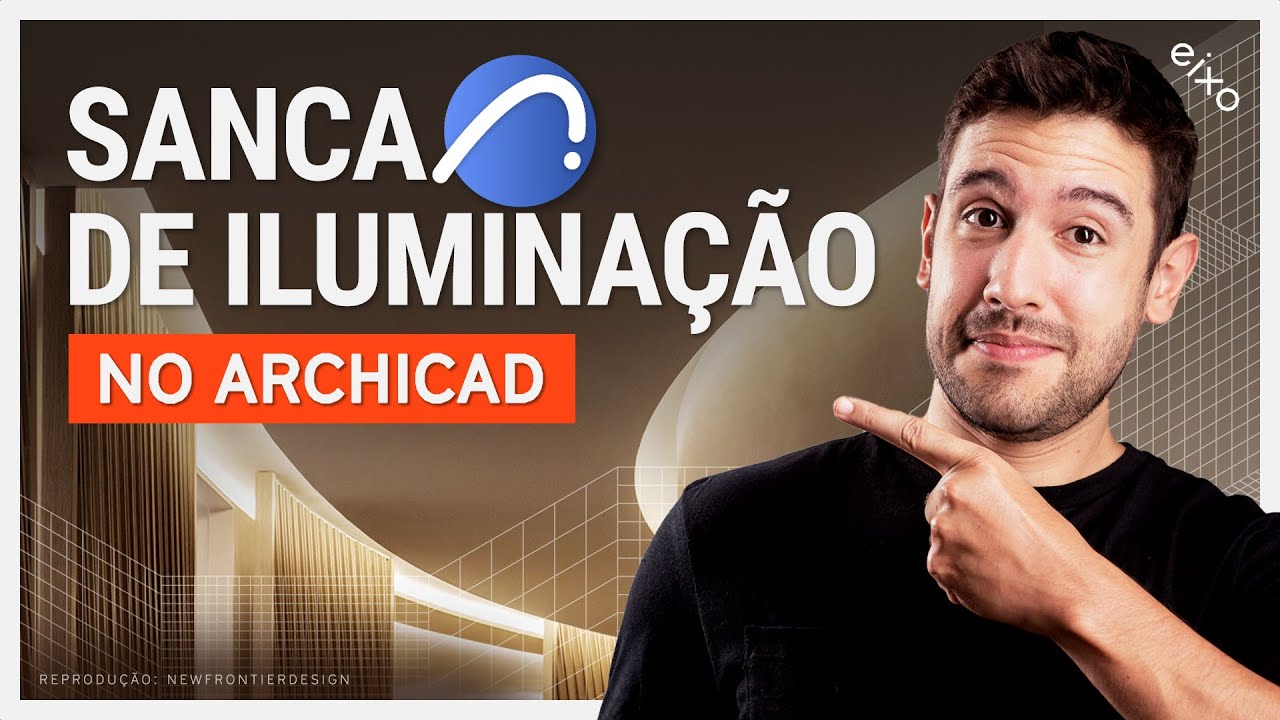 SANCA DE ILUMINAÇÃO PARA INTERIORES NO ARCHICAD - DETALHE DE FORRO