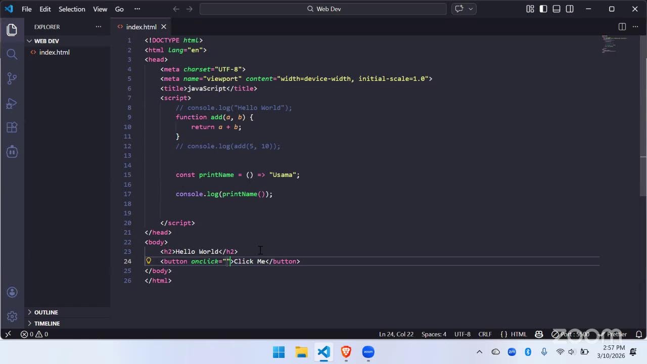 2PM PKT |  Web Development Crash Course  | Week 03 | Day 02