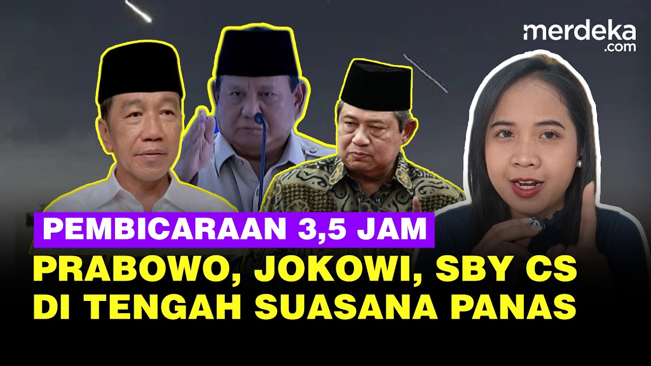 Mengintip Pembicaraan 3,5 Jam Prabowo, Jokowi, SBY dan Tokoh Tokoh Penting di Tengah Panas Perang