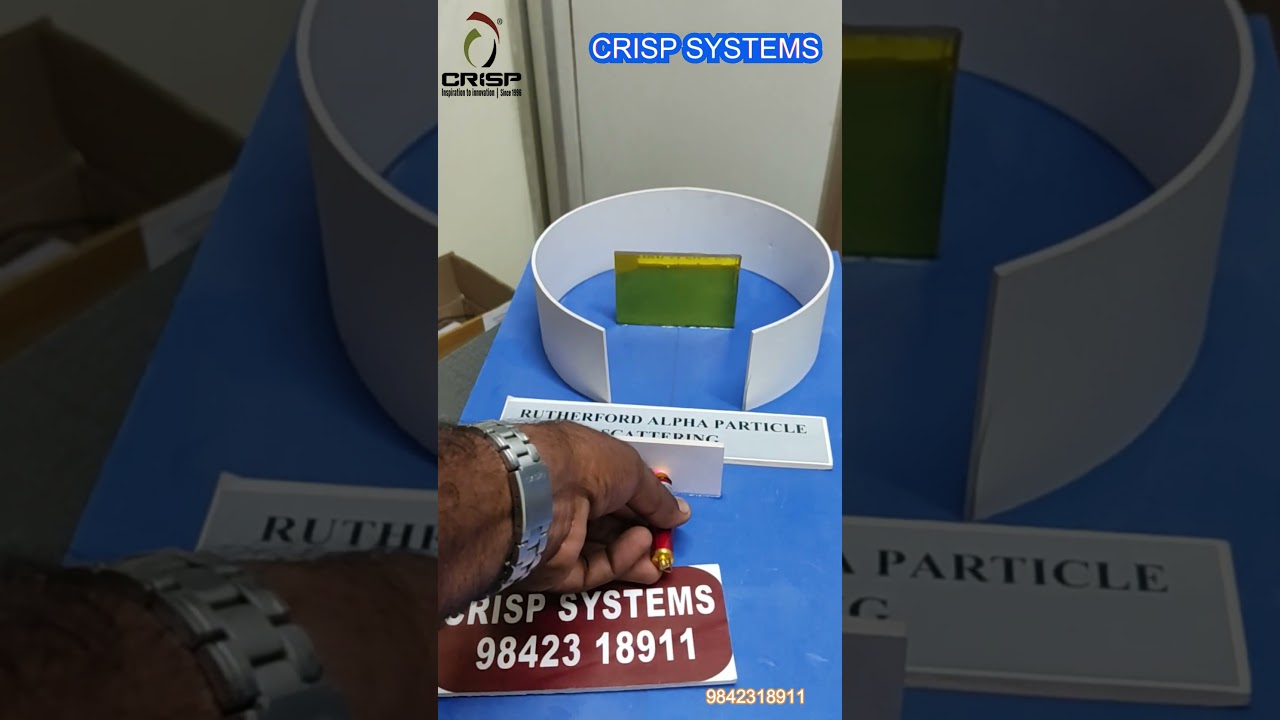 Rutherford alpha particle scattering experiment | Physics Project | School Project | B Ed Project