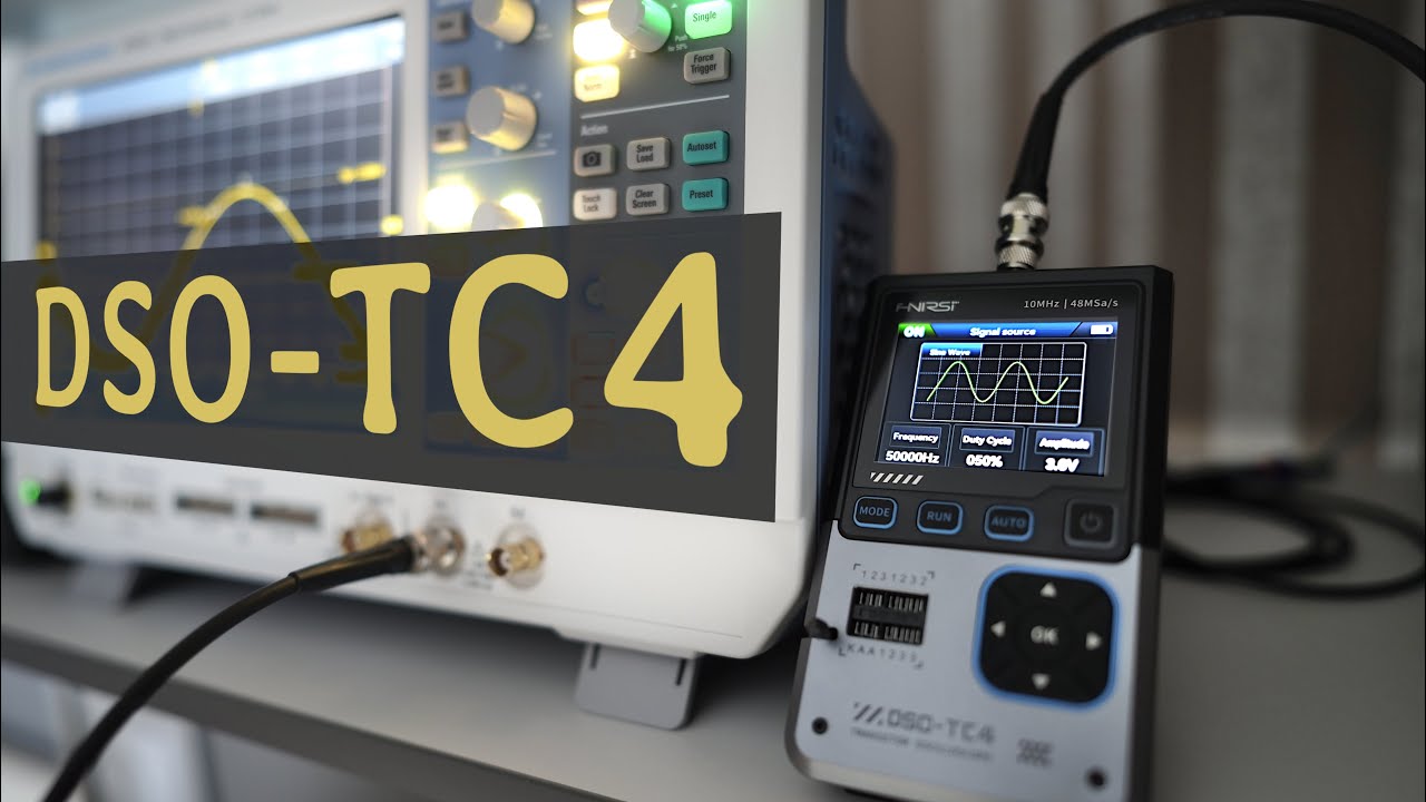 FNIRSI DSO-TC4. Осциллограф, генератор и тестер компонентов