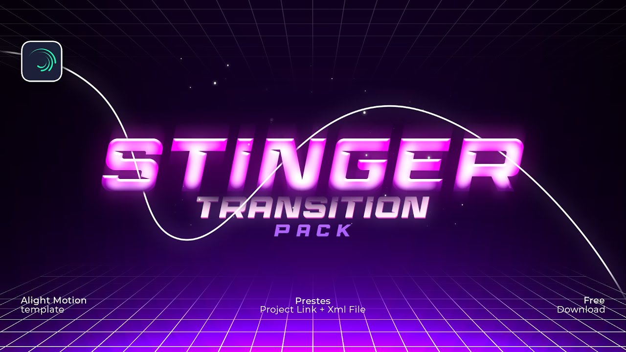 Alight Motion Stinger Transition Pack - Alight Motion Transitions Presets