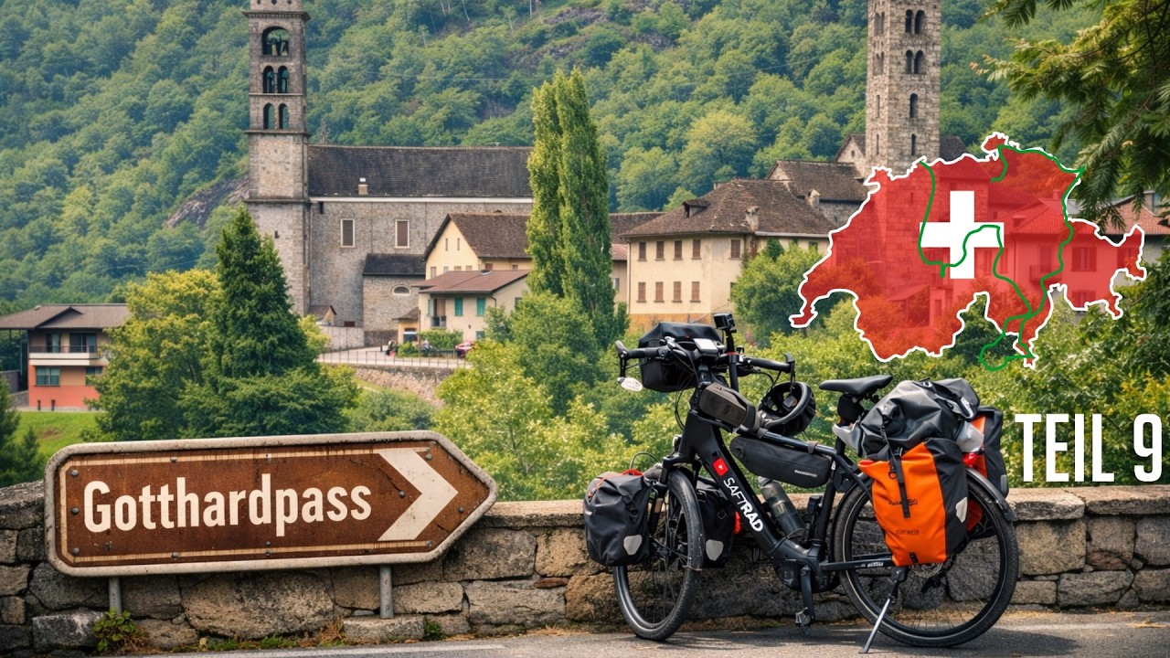 E-Bike Reise Schweiz Teil 9 vom Lago Maggiore in Richtung Gotthardpass