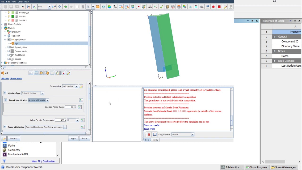 Ansys Forte tutorials : Simulating a Diesel Engine Using a Sector Mesh