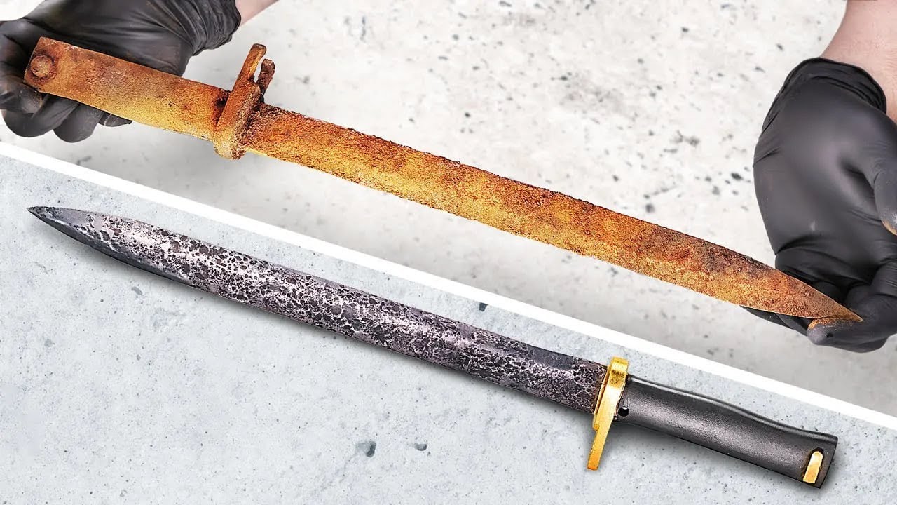 K98 | Restauration d'une Baïonnette de la Deuxième Guerre Mondiale