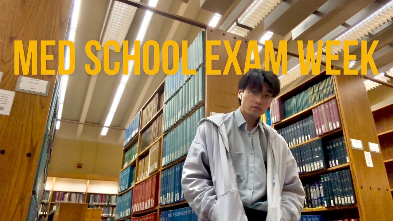 how to study in med school | first week of exams vlog as a Korean Albany Medical College student