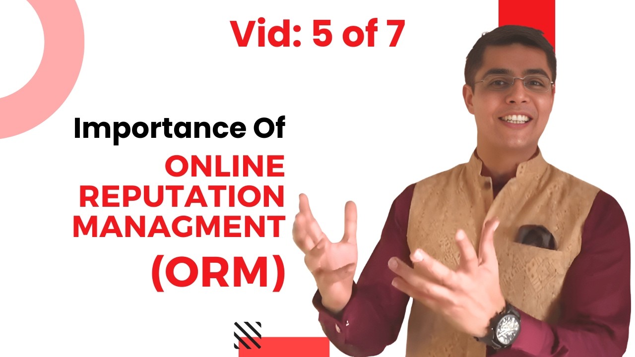 Importance of Online Reputation Management (ORM) | Vid-5 | Karan Veer Narang #UpwardsKV