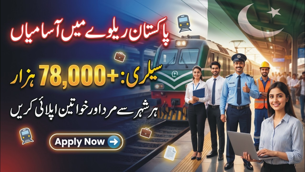 Pak Railway Jobs 2026 How To Apply | Jobs at Pakistan Railway | Pakistan Railway Jobs Matric Base