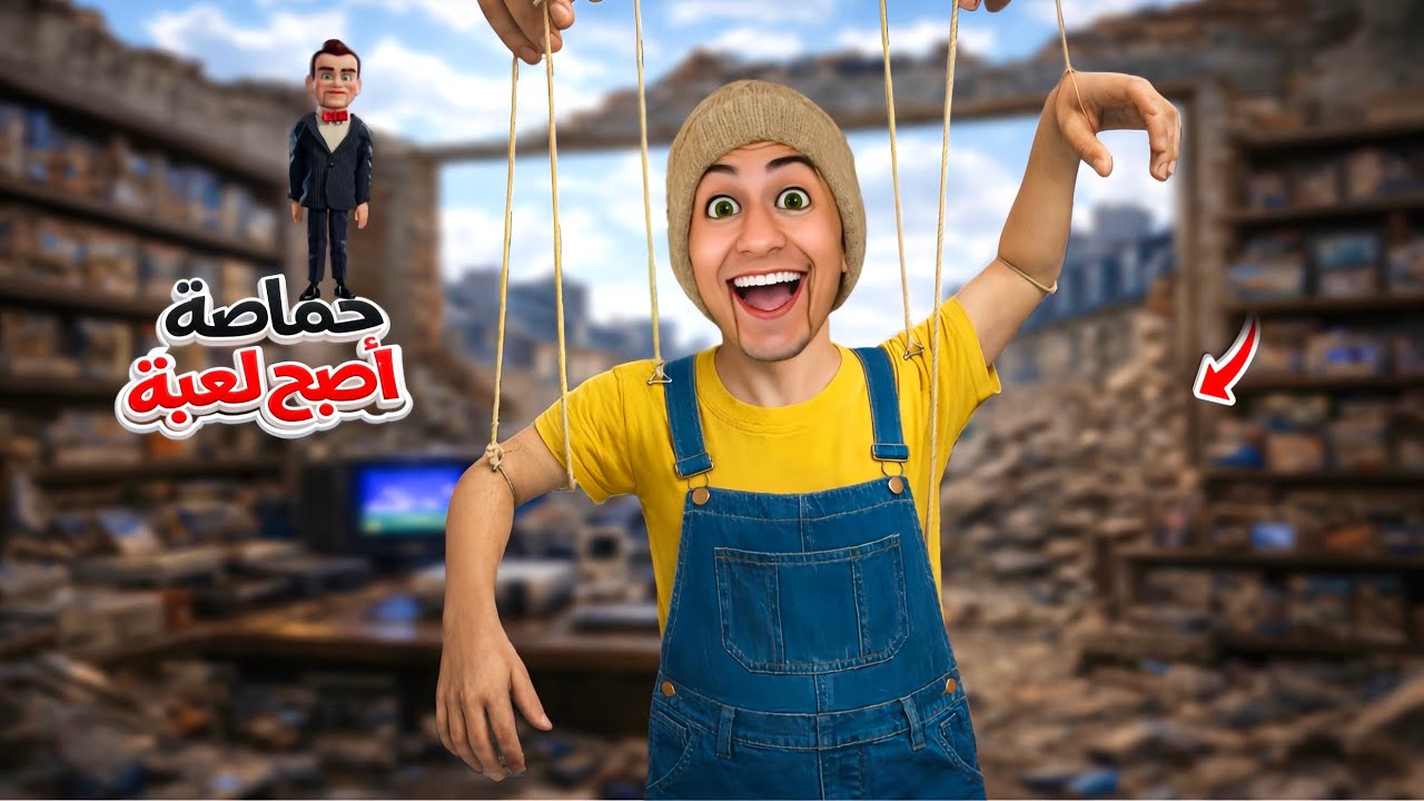 حماصه اتحول الي لعبه ( بسبب الريمت السحري )🧸😱 | محمد عماد