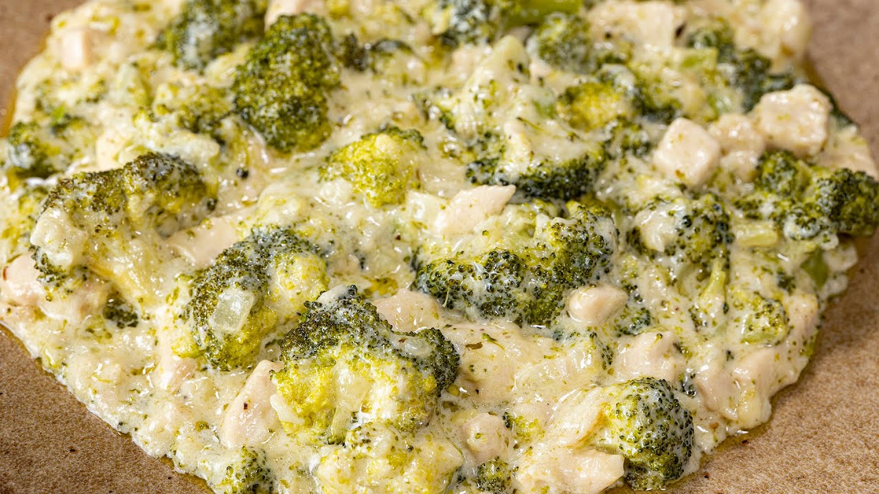 Pollo con salsa de crema y brócoli - Deliciosas
